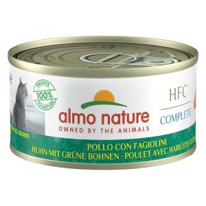 Sparpaket Almo Nature HFC Complete 24 x 70 g - Huhn mit grünen Bohnen