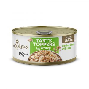 Applaws Taste Toppers in Soße 6 x 156 g - Huhn mit Lamm
