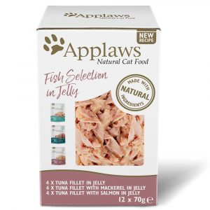 Sparpaket Applaws Pouch in Jelly Mix 24 x 70 g - Fisch Selection (3 Sorten)