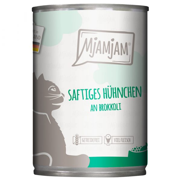 MjAMjAM 6 x 400 g - saftiges Hühnchen an Brokkoli