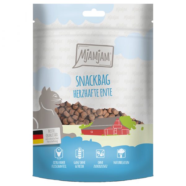 MjAMjAM Snackbag herzhafte Ente - Sparpaket 4 x 125 g