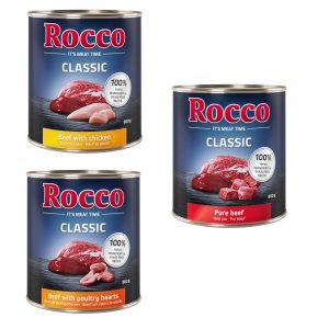 Sparpaket Rocco Classic 24 x 800 g - Topseller-Mix: Rind pur