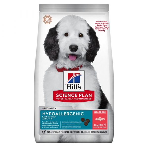 Hill's Science Plan Adult Hypoallergenic Large Breed mit Lachs - 2 x 14 kg