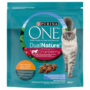 Purina One Dual Nature Adult mit Huhn & Preiselbeere - 650 g