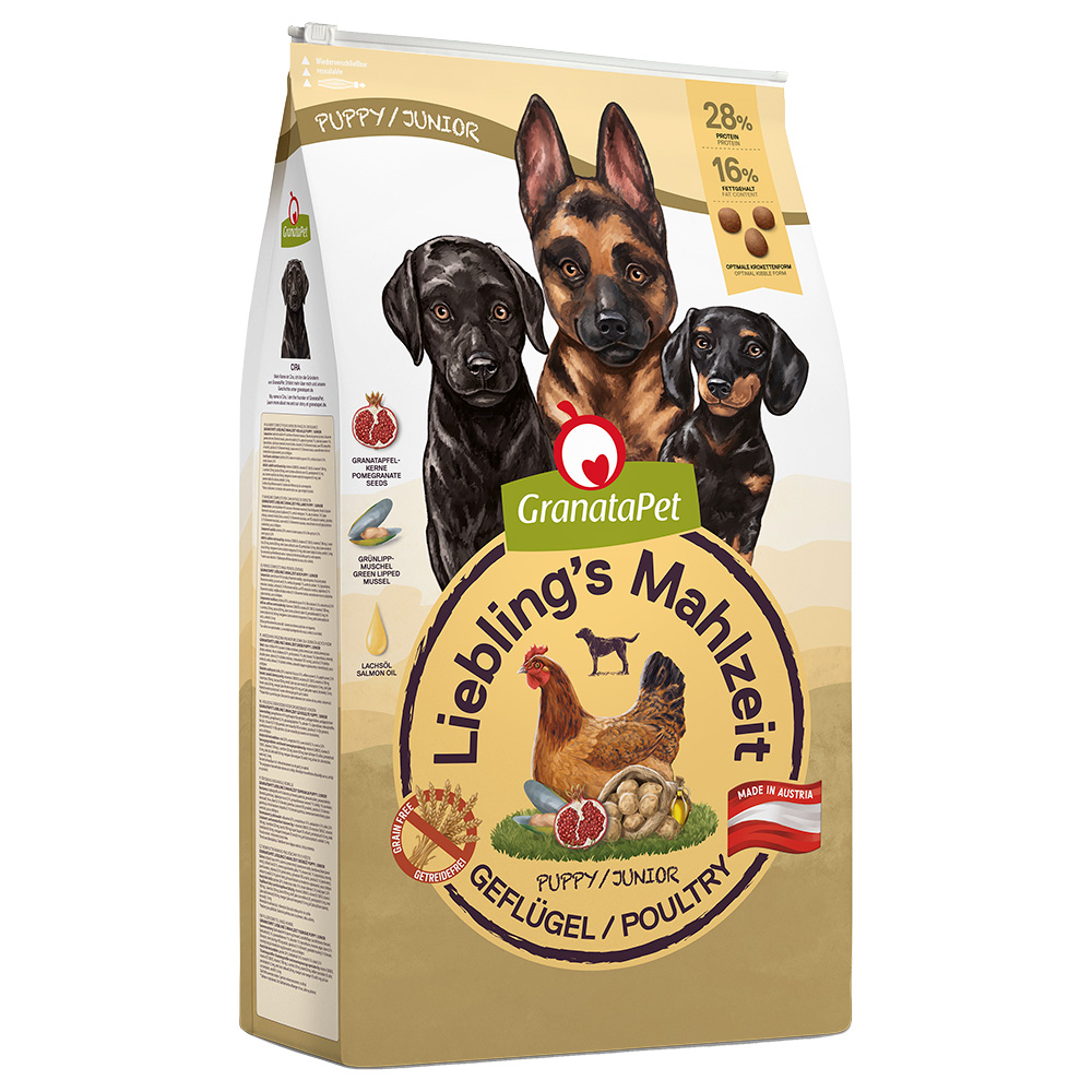 Sparpaket GranataPet Liebling's Mahlzeit 2 x Großgebinde - Junior Geflügel (2 x 10 kg)