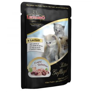 Sparpaket Leonardo Finest Selection Katzenfutter Pouch 32 x 85 g - Kitten: Geflügel