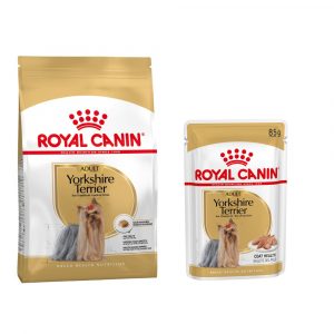Royal Canin Adult Breed Trockenfutter + passendes Nassfutter gratis! - Yorkshire Terrier (7