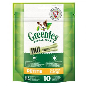 2 + 1 gratis! 3 x 170 g Greenies Zahnpflege-Kausnacks - Petite