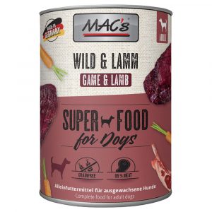 Sparpaket MAC's Adult 12 x 800 g - Wild & Lamm