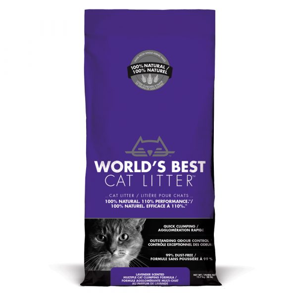 World's Best Cat Litter Lavendel Katzenstreu - Sparpaket: 2 x 12