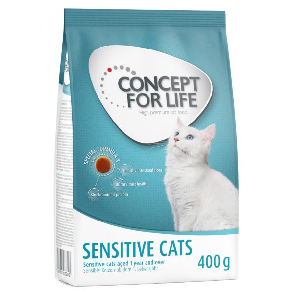 400 g Concept for Life zum Probierpreis! - Sensitive Cats