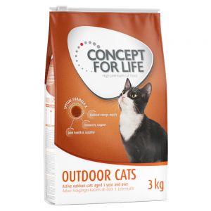 Sparpaket Concept for Life Trockennahrung zum Vorteilspreis - Outdoor Cats (3 x 3 kg)