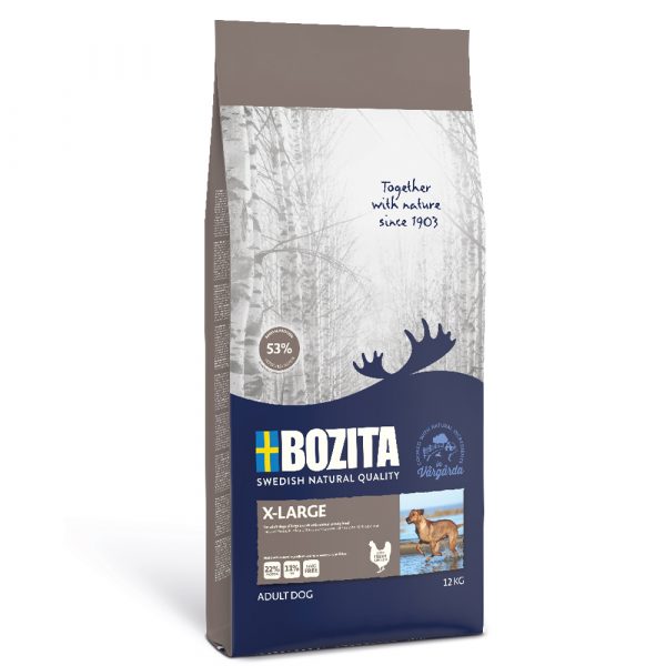 2 kg gratis! Bozita Großgebinde Trockenfutter - X-Large (12 kg)