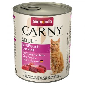 Sparpaket Animonda Carny Adult 24 x 800 g - Mixpaket Rind 2 (6 Sorten)
