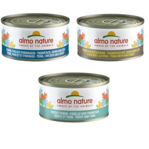 5 + 1 gratis! 6 x 70 g Almo Nature - Mixpaket Thunfisch (3 Sorten)