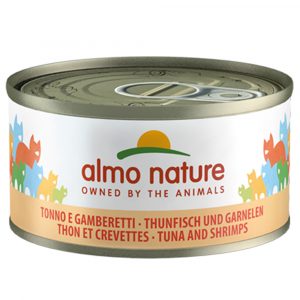 5 + 1 gratis! 6 x 70 g Almo Nature - Thunfisch & Calamari