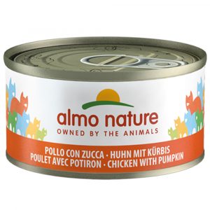 5 + 1 gratis! 6 x 70 g Almo Nature - Huhn & Kürbis