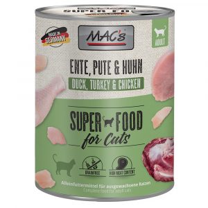 Sparpaket MAC´s Cat 12 x 800 g - Mix Lachs/Hühnchen