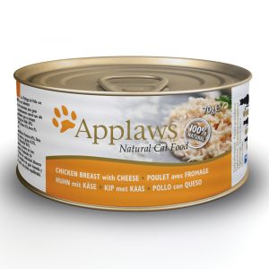 Applaws Mischfütterung: Trocken- & Nassfutterpaket - 2 kg Adult Huhn mit Lamm + 6 x 70 g Hühnchenbrust & Käse