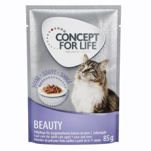 20 + 4 gratis! Concept for Life 24 x 85 g - Beauty in Soße