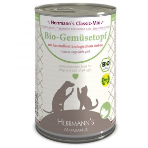 Herrmann´s Bio Ergänzungsfutter Gemüsetopf - Sparpaket: 24 x 400 g