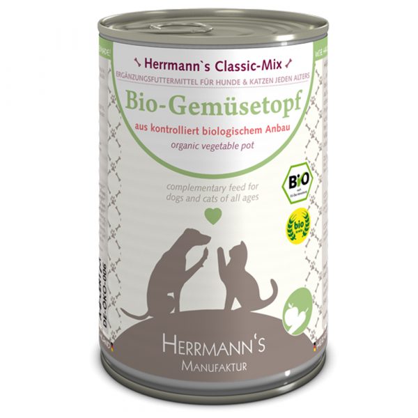 Herrmann´s Bio Ergänzungsfutter Gemüsetopf - 6 x 400 g