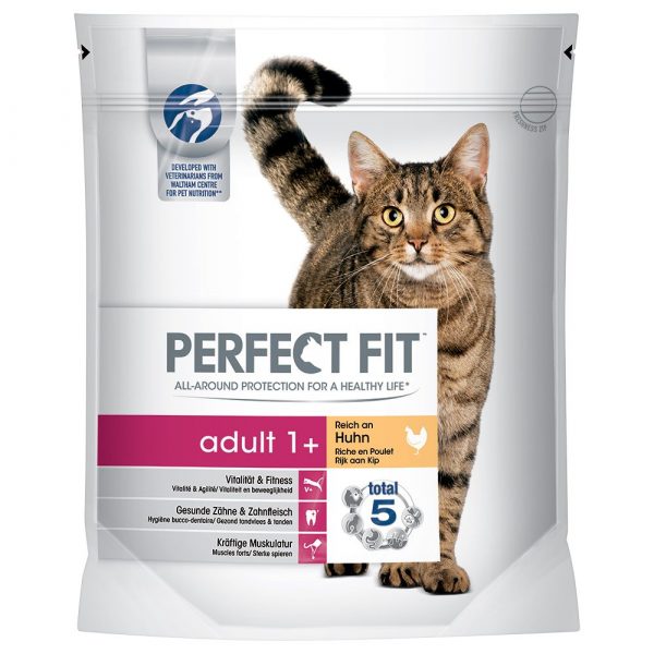 3 gratis! 2 x 7 kg Perfect Fit Trockenfutter - Adult 1+ Reich an Huhn