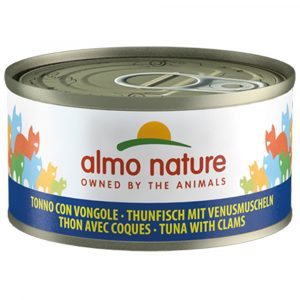 5 + 1 gratis! 6 x 70 g Almo Nature - Thunfisch & Venusmuscheln