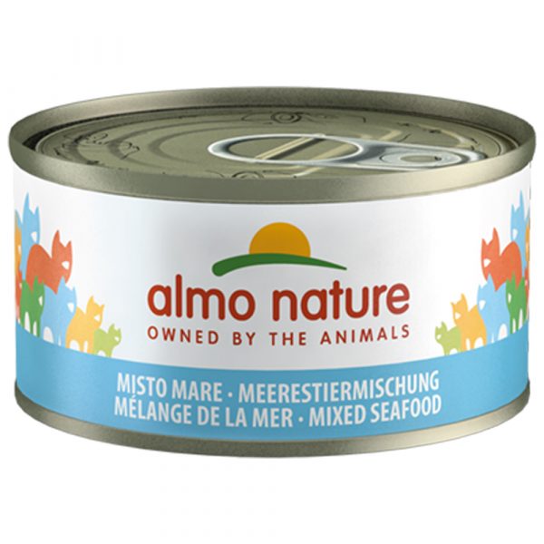 5 + 1 gratis! 6 x 70 g Almo Nature - Meerestieremischung