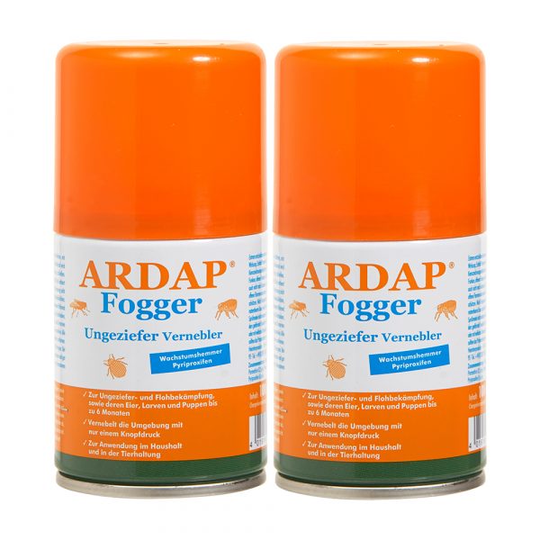 Ardap Care ARDAP Langzeit Ungezieferbekämpfungs-Set - 4 x 100 ml Fogger + 400 ml Spray