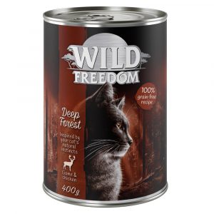 Sparpaket Wild Freedom 24 x 400 g zum Sonderpreis -  Deep Forest - Wild & Huhn  24 x 400 g