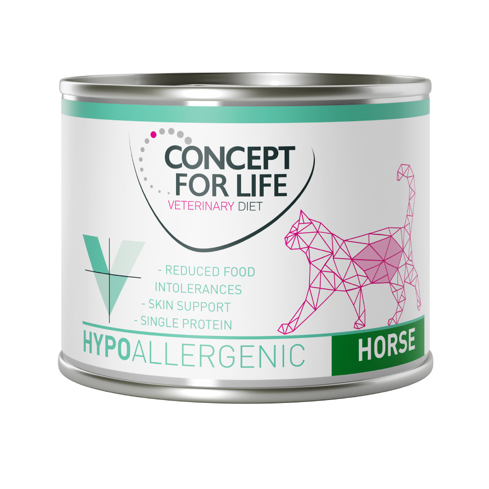 Sparpaket Concept for Life Veterinary Diet 24 x 200 g /185 g - Hypoallergenic 24 x Pferd 200 g