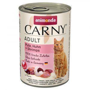 20 + 4 gratis! 24 x 400 g Animonda Carny Adult - Pute