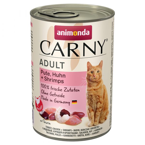 20 + 4 gratis! 24 x 400 g Animonda Carny Adult - Pute