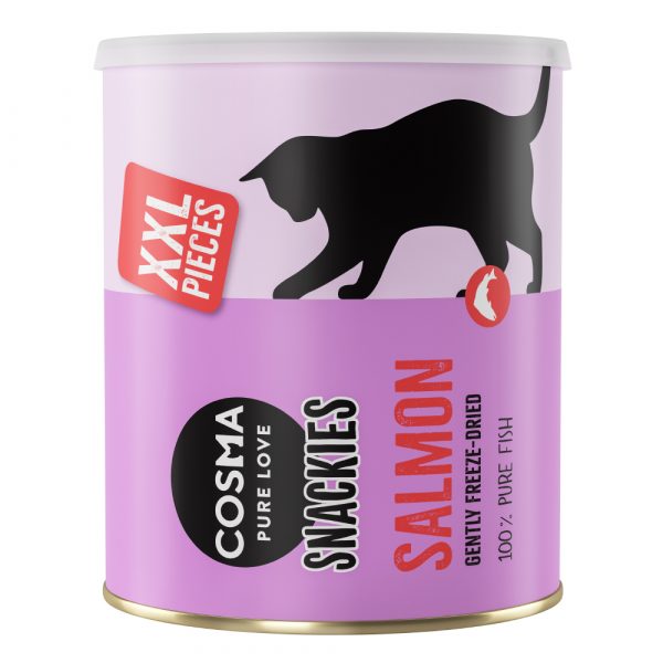 2 + 1 gratis! Cosma Snackies und Cosma Snackies XXL Maxi Tube XXL 3 x Lachs (450 g)