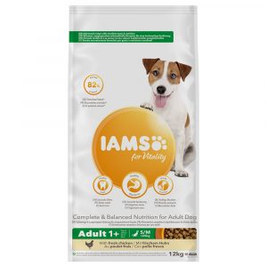 IAMS for Vitality Dog Adult Small & Medium Huhn - Sparpaket: 2 x 12 kg