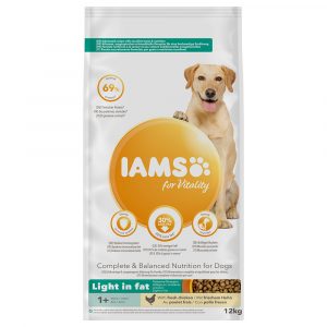IAMS for Vitality Dog Weight Control Huhn - Sparpaket: 2 x 12 kg