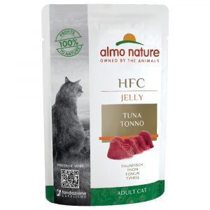 20 + 4 gratis! 24 x 55 g Almo Nature HFC - Jelly Pouch: Thunfisch