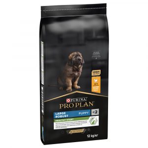 Sparpaket Pro Plan 2 x Großgebinde - Large Robust Puppy Huhn & Reis (2 x12)