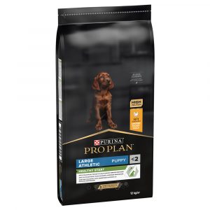 Sparpaket Pro Plan 2 x Großgebinde - Large Puppy Athletic Huhn & Reis (2 x 12 kg)