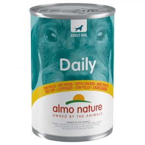 Sparpaket: Almo Nature Daily Dog 12 x 400 g - Huhn