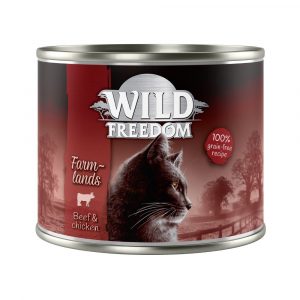 5 + 1 gratis! Wild Freedom 6 x 200 - Farmlands Rind & Huhn 6 x 200 g