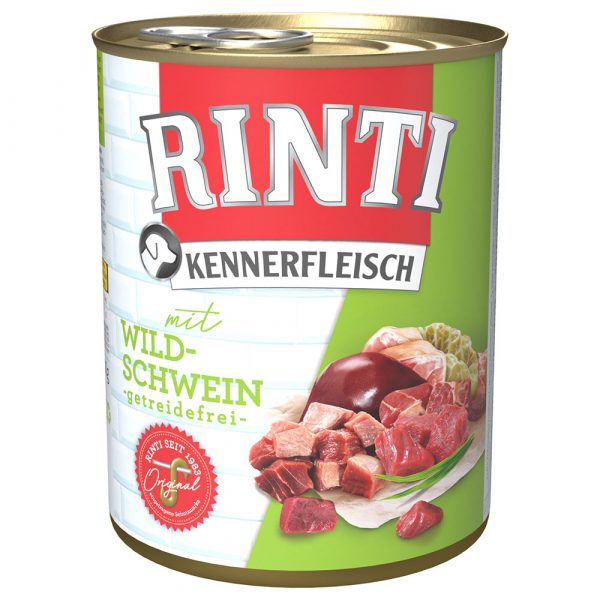 RINTI Kennerfleisch 6 x 800 g - Wildschwein