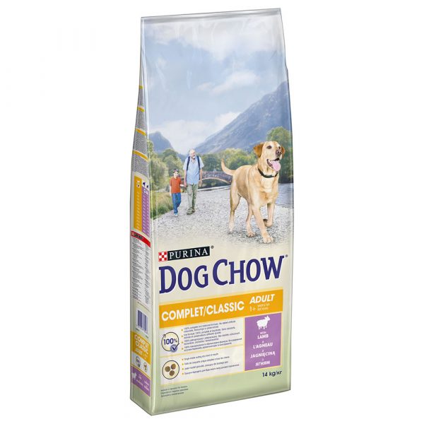 Purina Dog Chow Complet/Classic mit Lamm - 2 x 14 kg