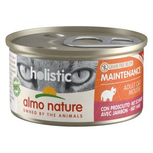 20 + 4 gratis! 24 x 70 g / 85 g Almo Nature Holistic - Maintenance: Schinken (24 x 85 g)