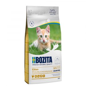 2-fach zooPunkte auf 2 kg / 10 kg Bozita Trockenfutter - Grainfree Kitten (10 kg)