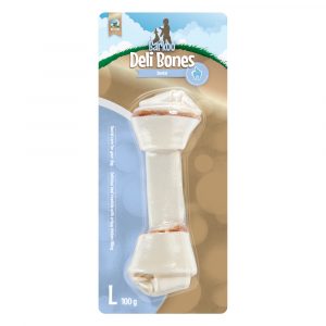 Sparpaket Barkoo Deli Bones Dental geknotet - 3 x 20 cm (300 g) Größe L