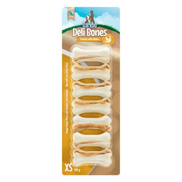 Sparpaket Barkoo Deli Strong Bones Chicken - 21x 5 cm (420 g)