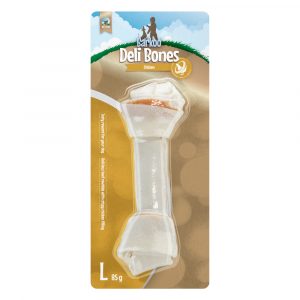 Sparpaket Barkoo Deli Bones Chicken geknotet - 3 x 19 cm (255 g) Größe L