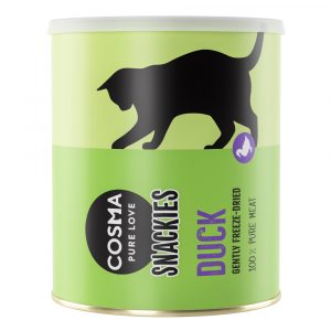 2 + 1 gratis! Cosma Snackies und Cosma Snackies XXL Maxi Tube 3 x Ente (360 g)